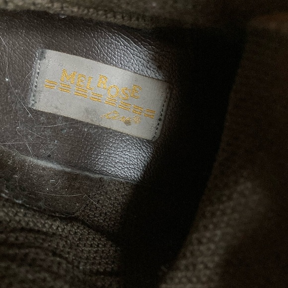 Melrose Brown Lace-Up Combat Boots - Picture 14 of 14